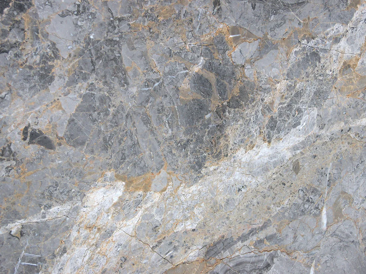 Mystic Grey Melange · marmo grigio · campione