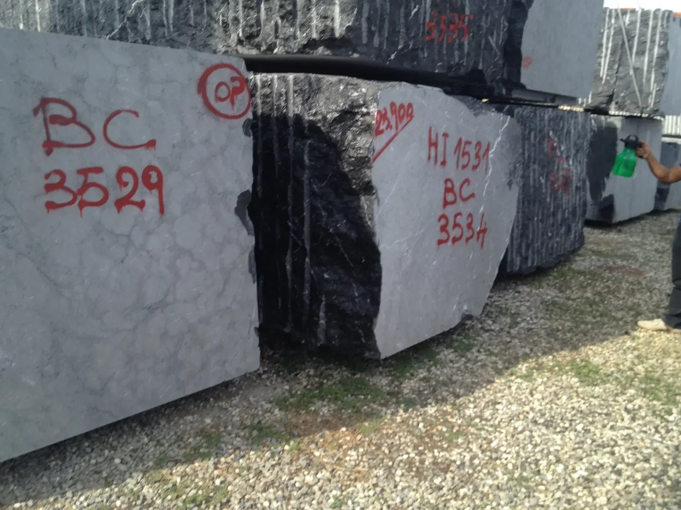 Nero Marquina · marmo · campione · foto 2