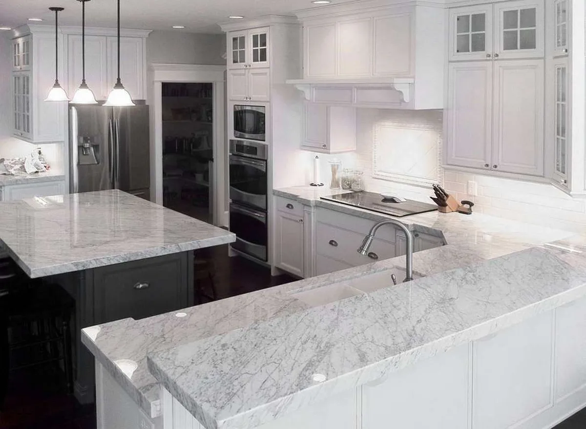 Cucine in marmo e pietra naturale · Marmi di Carrara · progetto 4